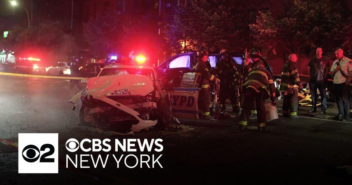 Driver charged with DWI in crash that injured 2 NYPD officers, 2 others ...
