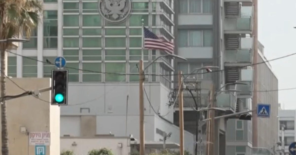 Iranian missile hits near U.S. Embassy in Israel