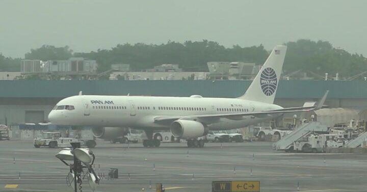 Pan Am returns to JFK Airport with flight commemorating noted routes 