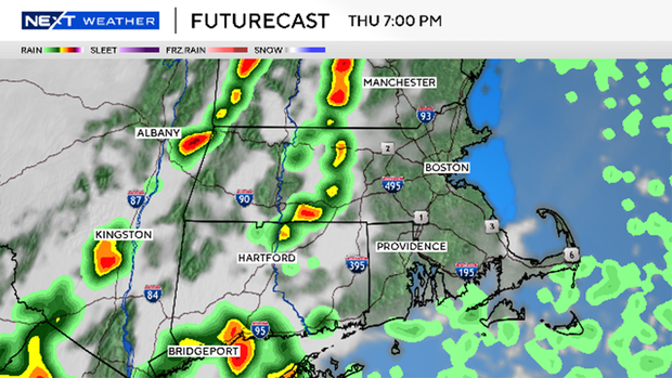 Thursday storms