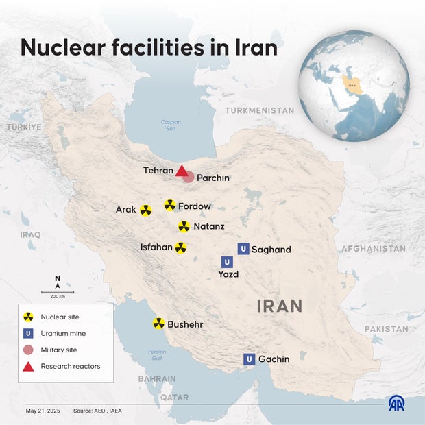 Nuclear installations in Iran 