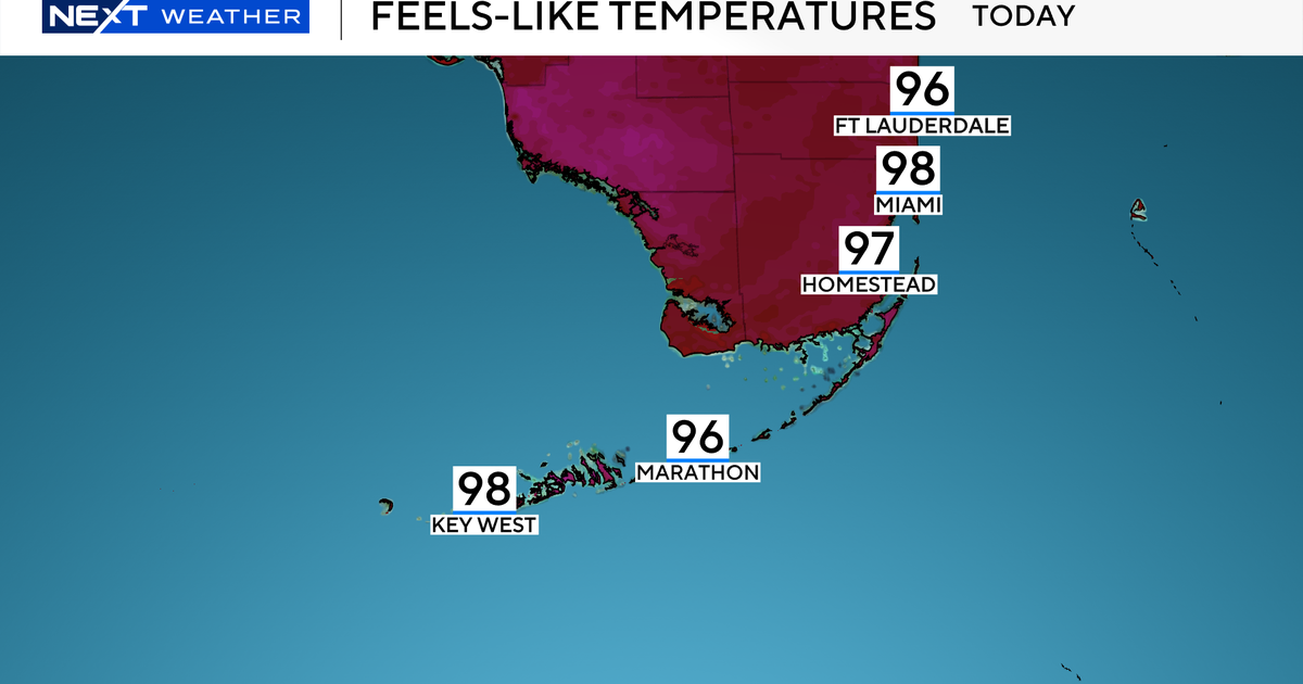 Warm and humid across South Florida 