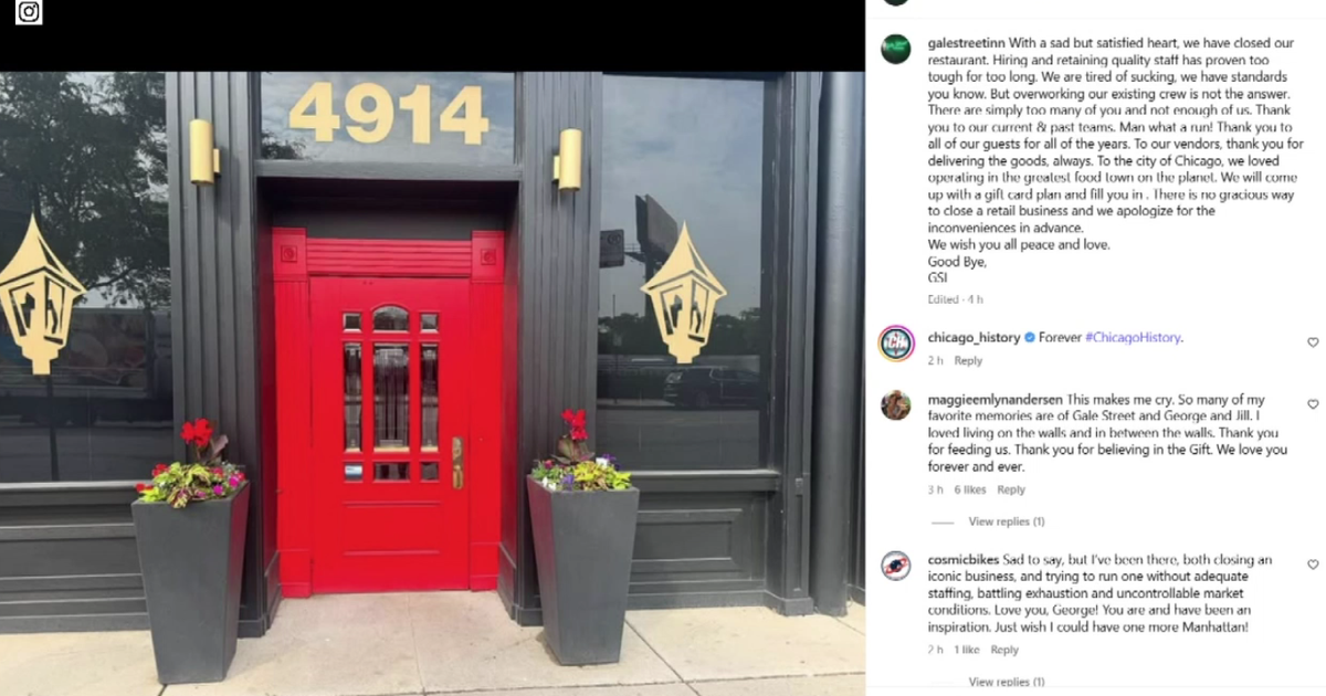 Gale Street Inn abruptly closes in Jefferson Park 