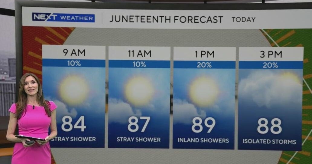 South Florida Weather for Thursday 6/19/2025 6AM