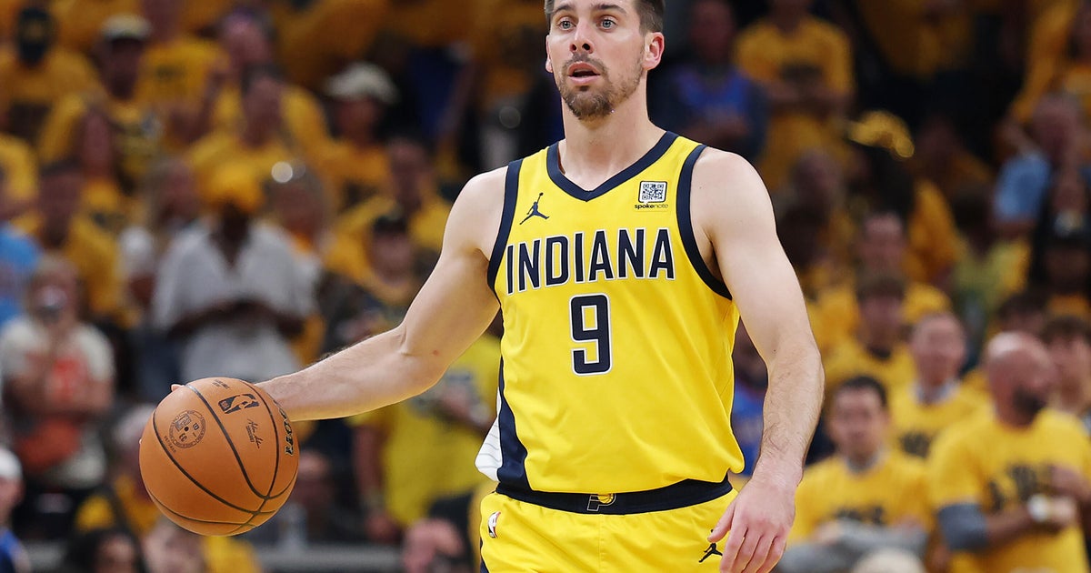 T.J. McConnell's dad crashes postgame set after Indiana Pacers force Game 7 in NBA Finals 