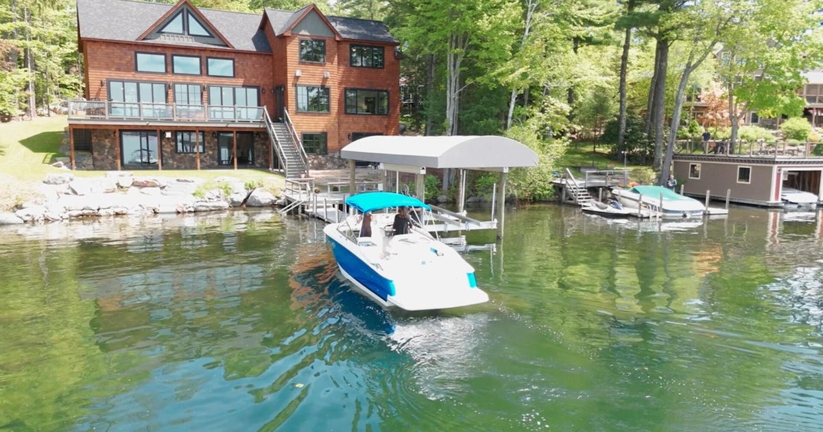 Visiting luxury real estate along Lake Winnipesaukee in New Hampshire 