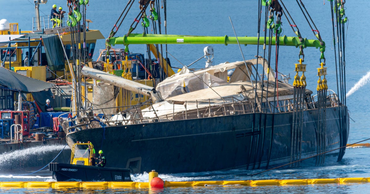 Superyacht that sank with tech magnate on board salvaged