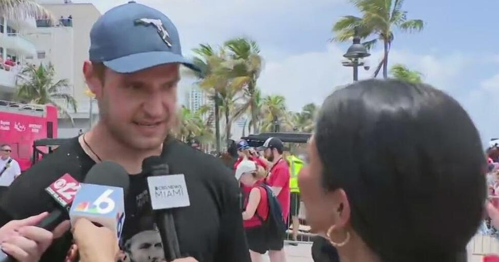 Panthers’ captain Aleksander Barkov thanks the fans for all their support