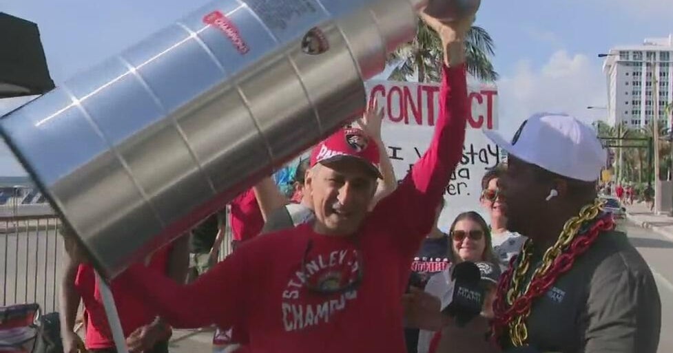 Panthers fan made his own Panthers fan made his own