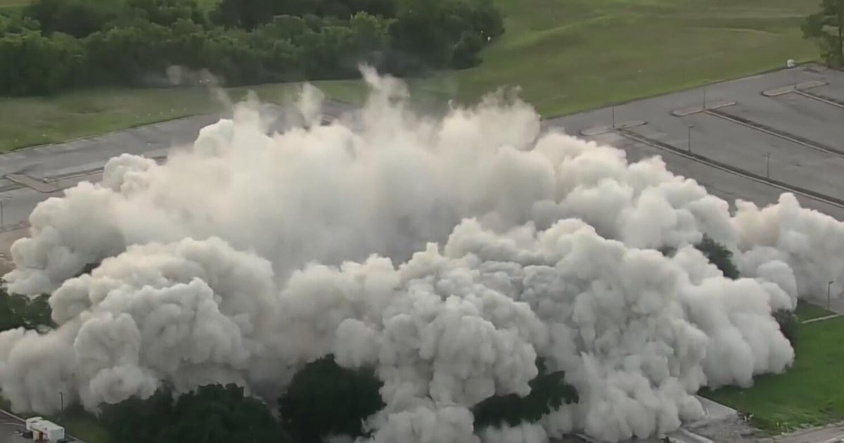 ExxonMobil implodes Baytown office building - CBS Texas