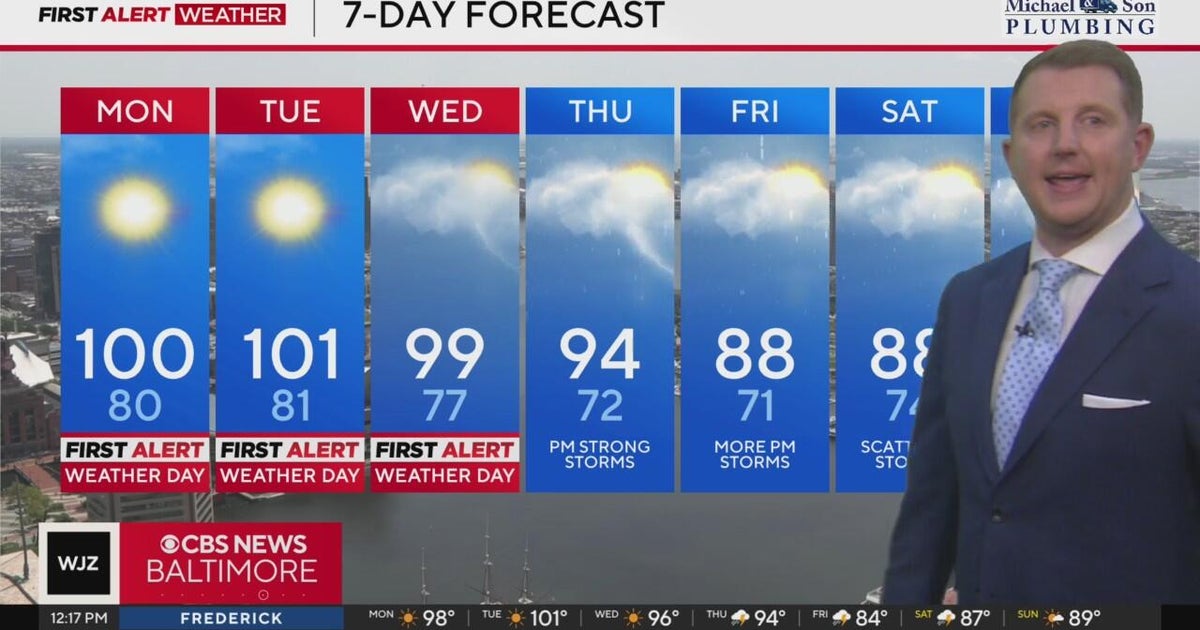Alert Day in effect for dangerous heat throughout the region - CBS ...
