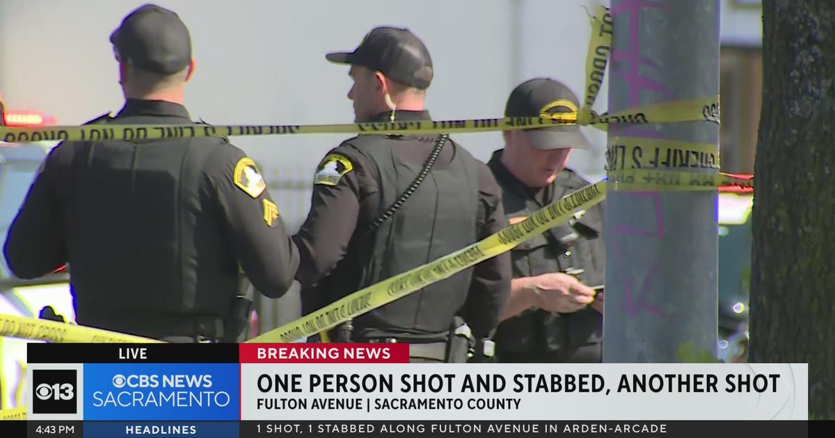 Shooting and stabbing in Arden-Arcade leaves 2 with critical injuries
