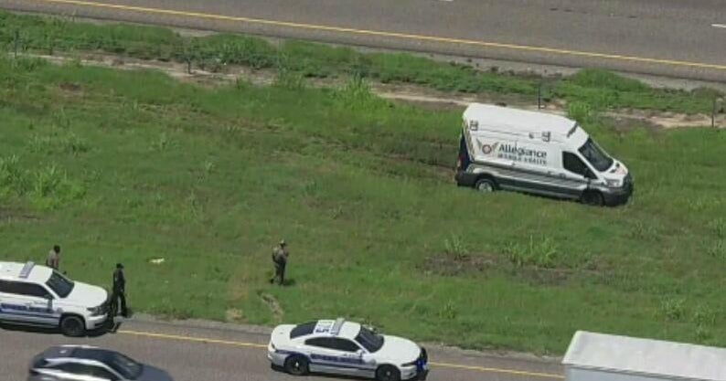 "Unclothed" suspect in Mesquite ambulance theft and police chase in custody 