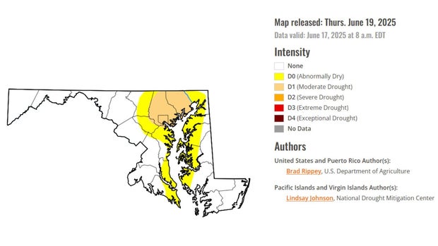 Drought Conditions in Maryland 
