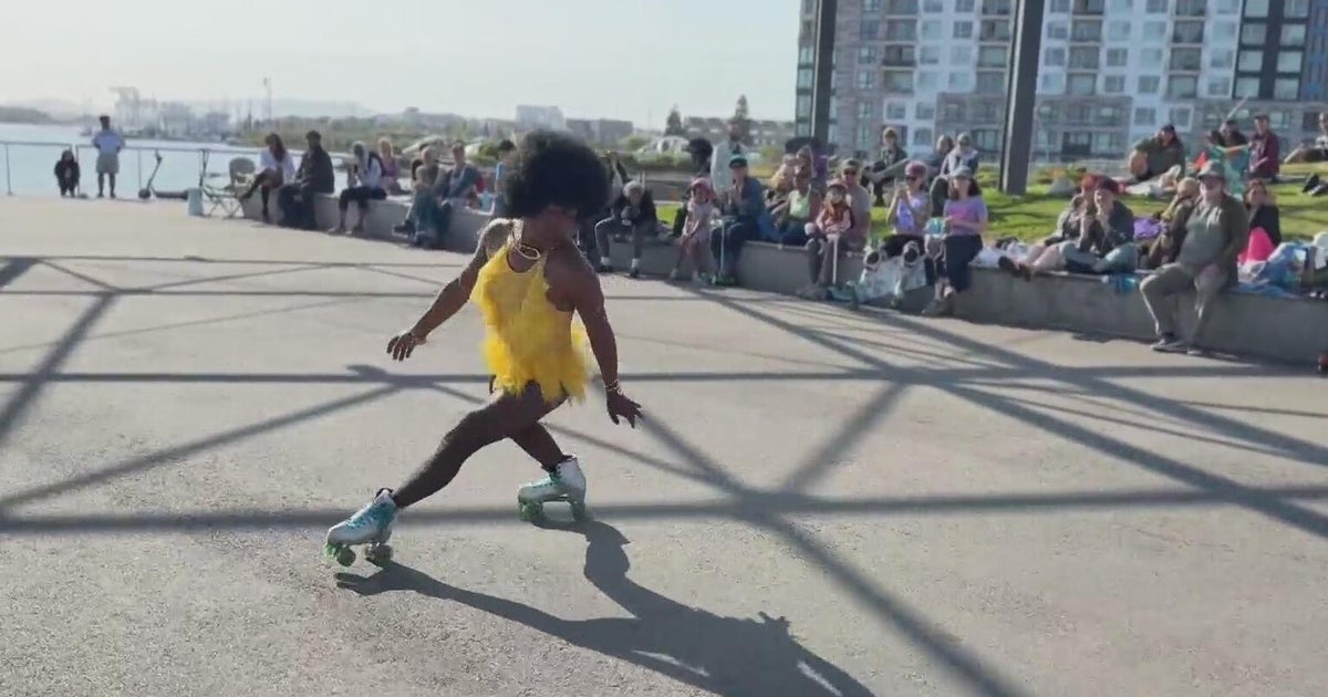 Roller-skating drag queens on the Oakland watrerfront bring a new spin to Pride 