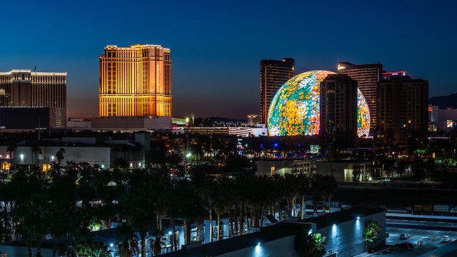 Twilight View of Las Vegas Strip 