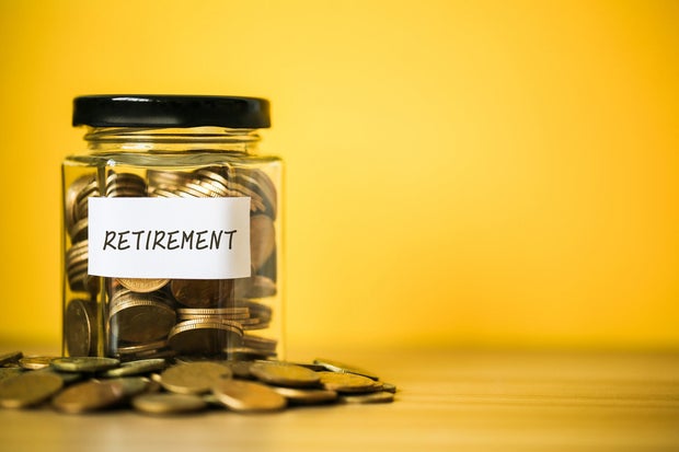 Saving For Retirement Concept 