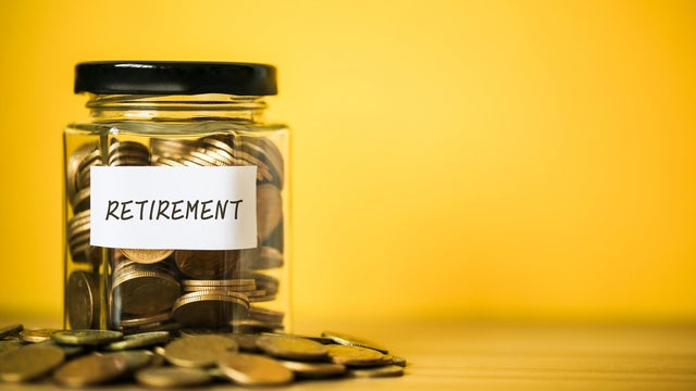 Saving For Retirement Concept 
