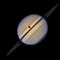 Backyard telescope captures rare eclipse on Saturn