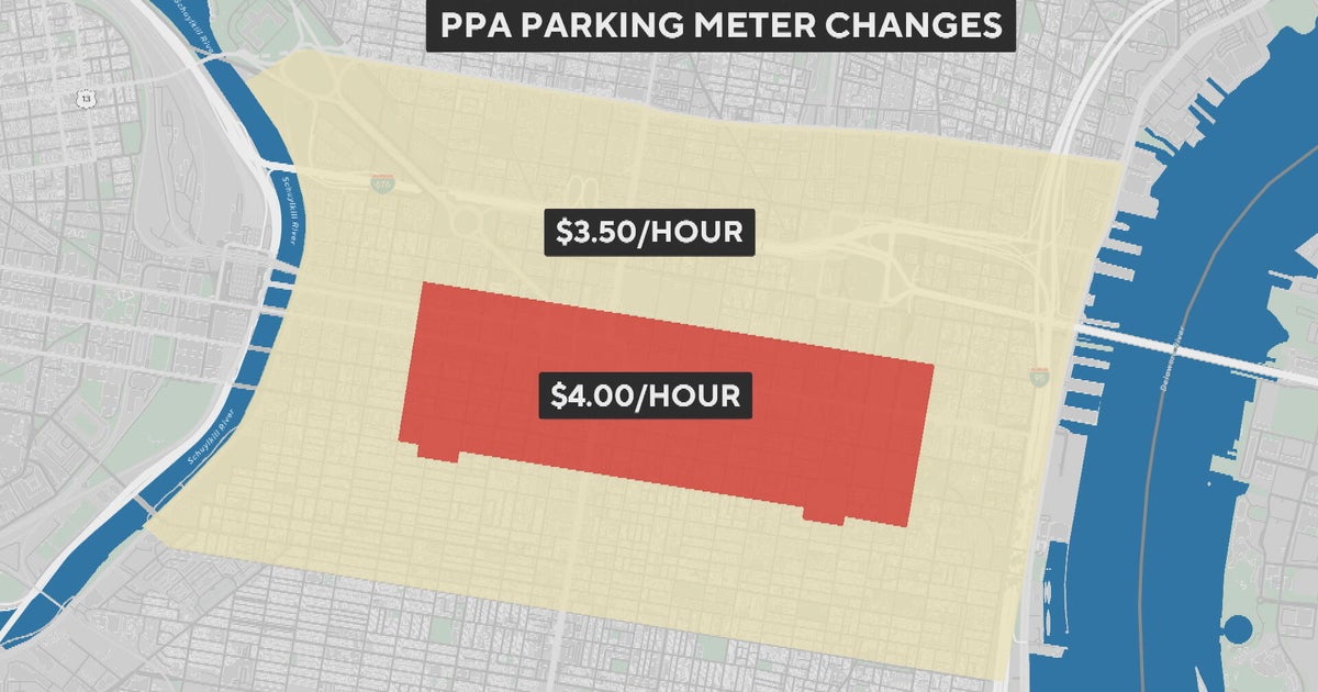 PPA raising prices on Center City parking meters by $1 an hour 
