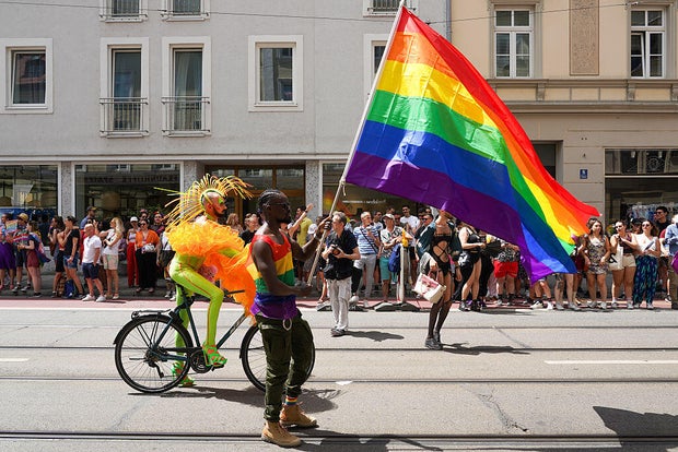 Participants At Munich Pride Parade 2025 