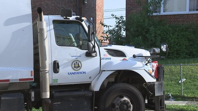 A Philadelphia trash truck 