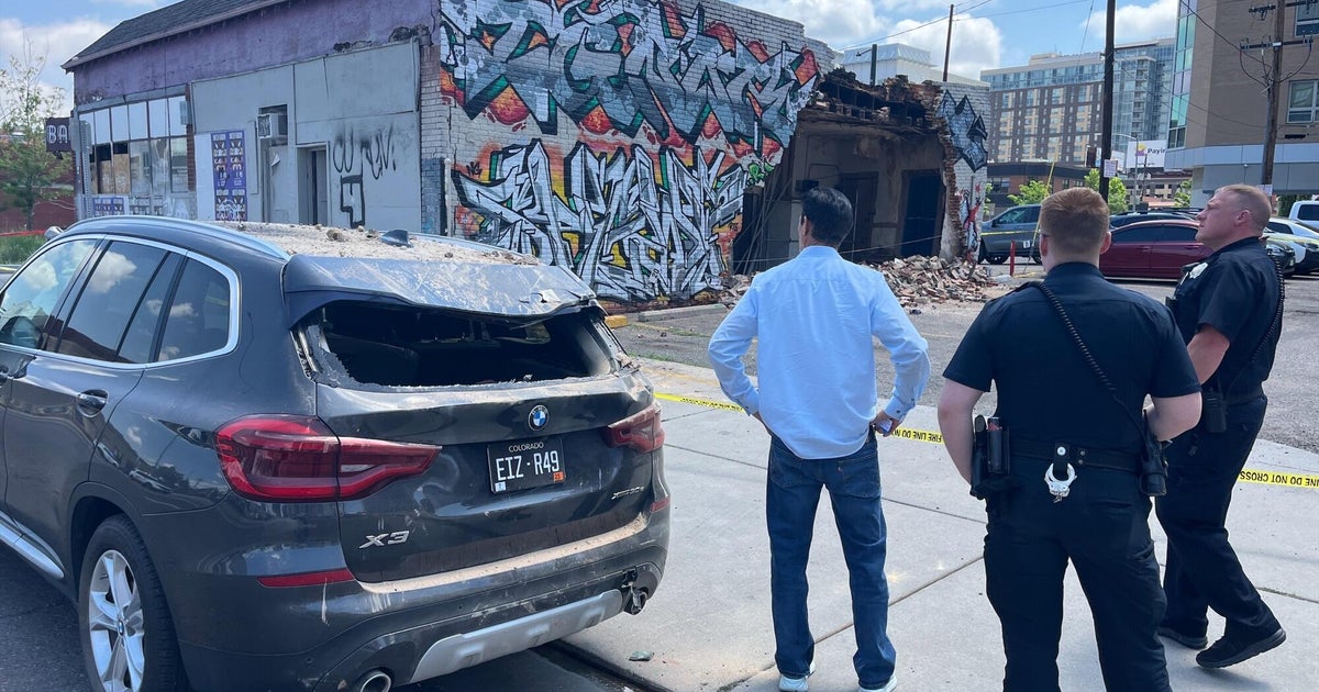 Wall collapses at old Bar Bar in downtown Denver 
