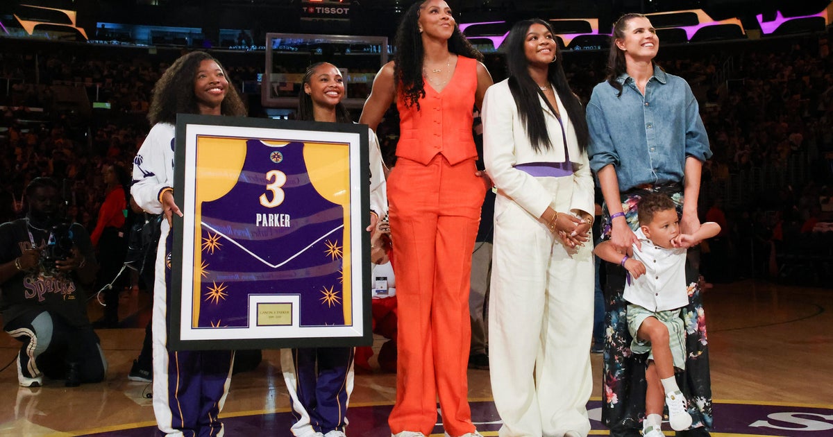 Two-time WNBA MVP Candace Parker has jersey retired by Los Angeles Sparks (AP) 