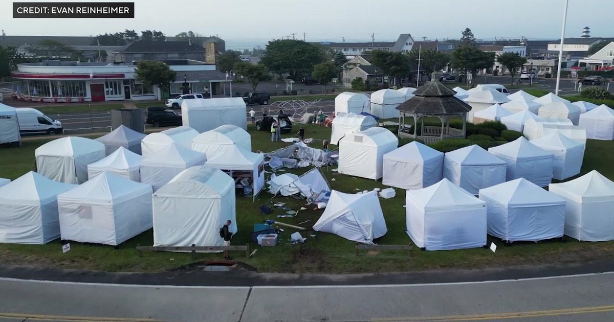 Alleged drunk driver crashes into pop-up art show on Long Island 