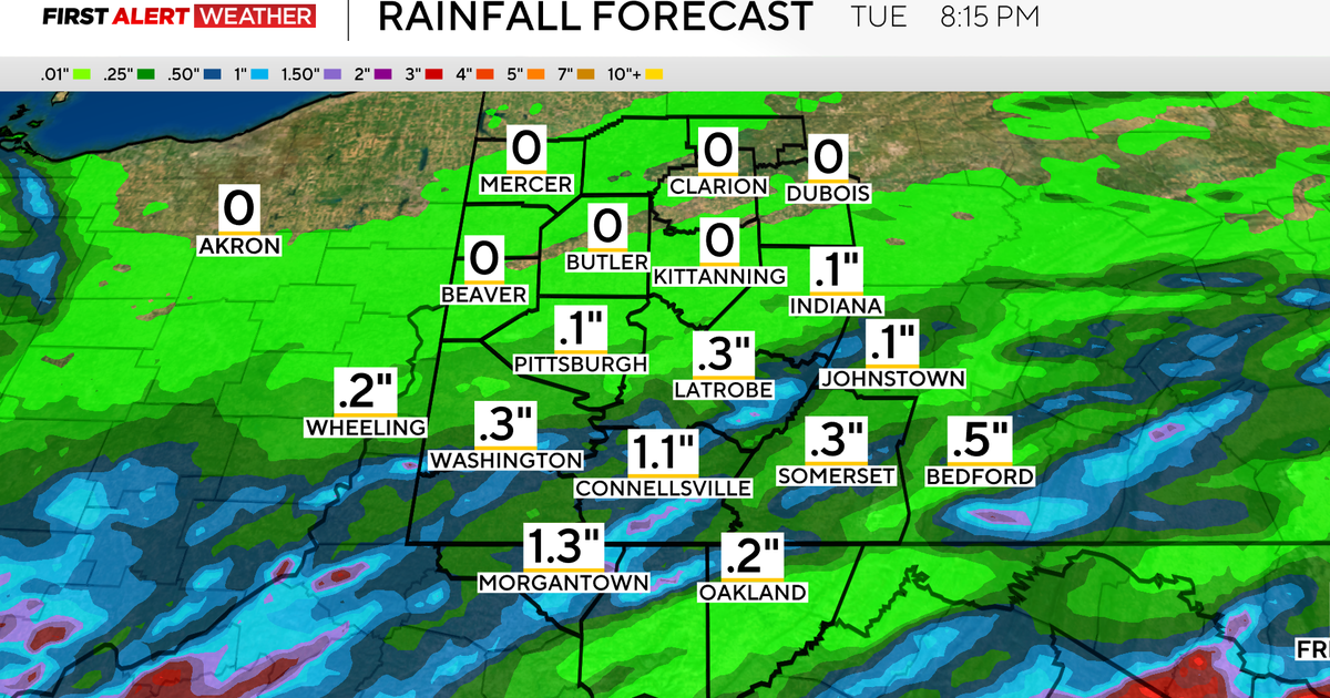 Flash flood warnings issued across Pittsburgh area 