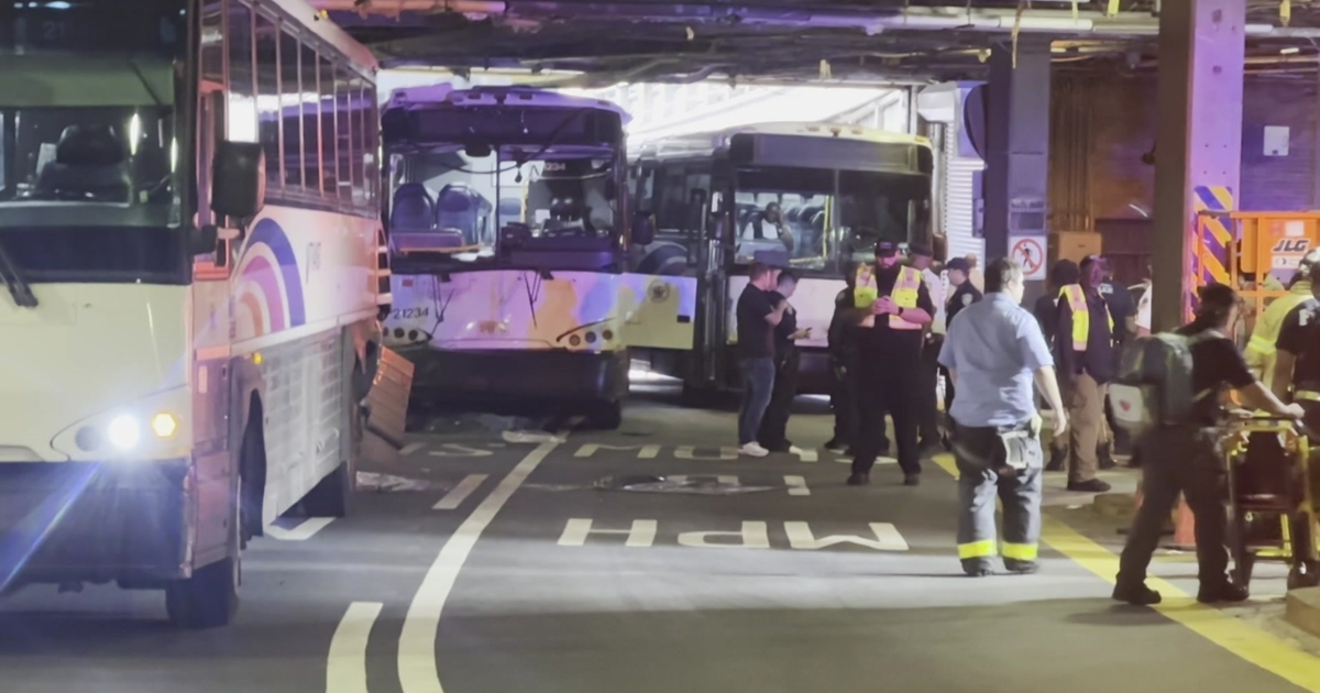 Port Authority Bus Terminal crash leaves at least a dozen injured 