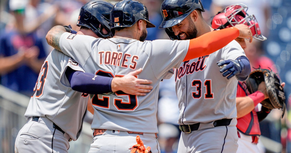 Riley Greene homers twice as Tigers rout Nationals in doubleheader opener 