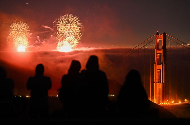 4th of July Fireworks in San Francisco 