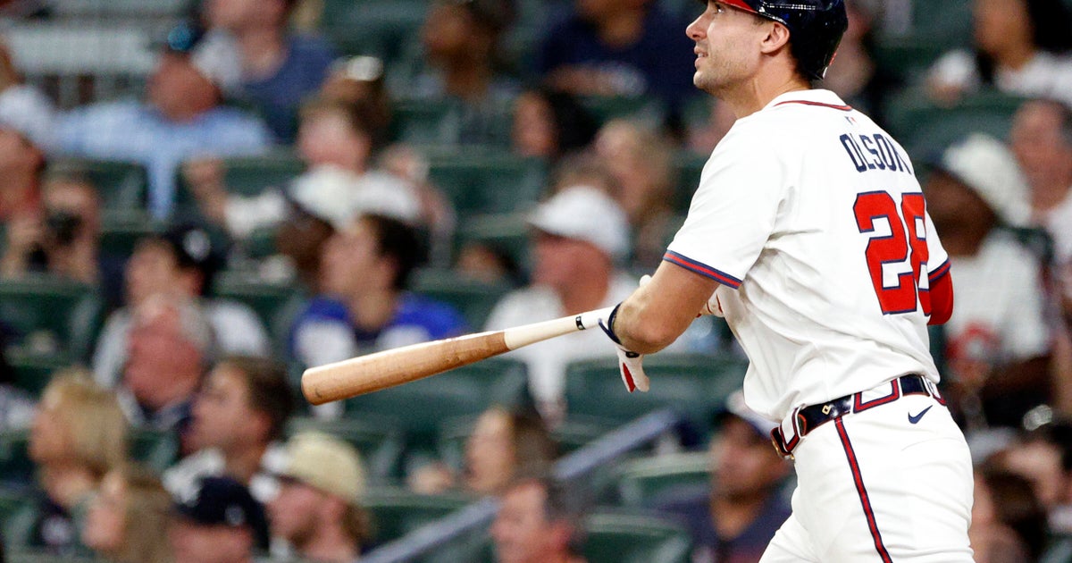 Olson's grand slam powers Braves' seven-run inning in 8-3 win over Angels 