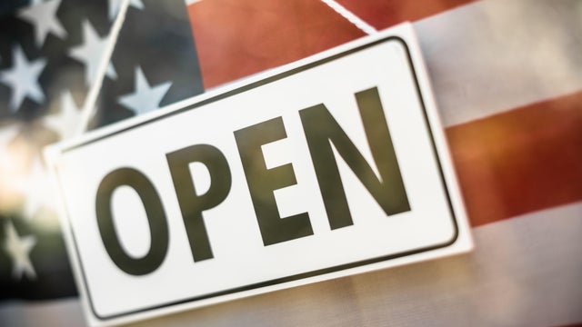 open sign of a commercial shop 