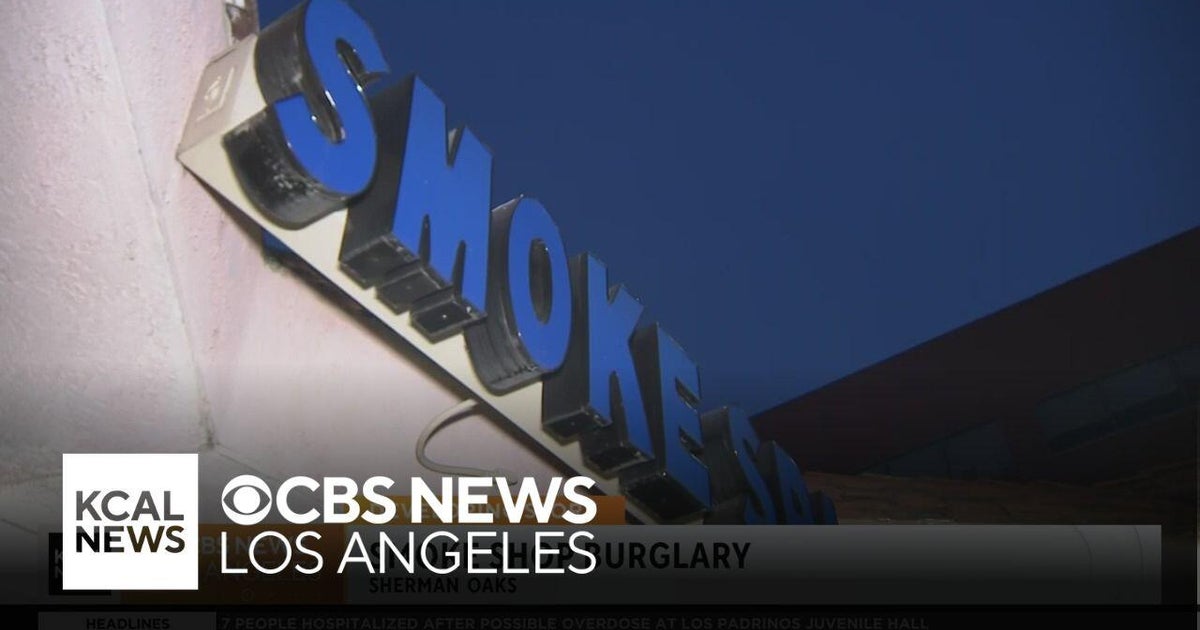 Sherman Oaks smoke shop recently targeted by thieves 3 times - CBS Los ...