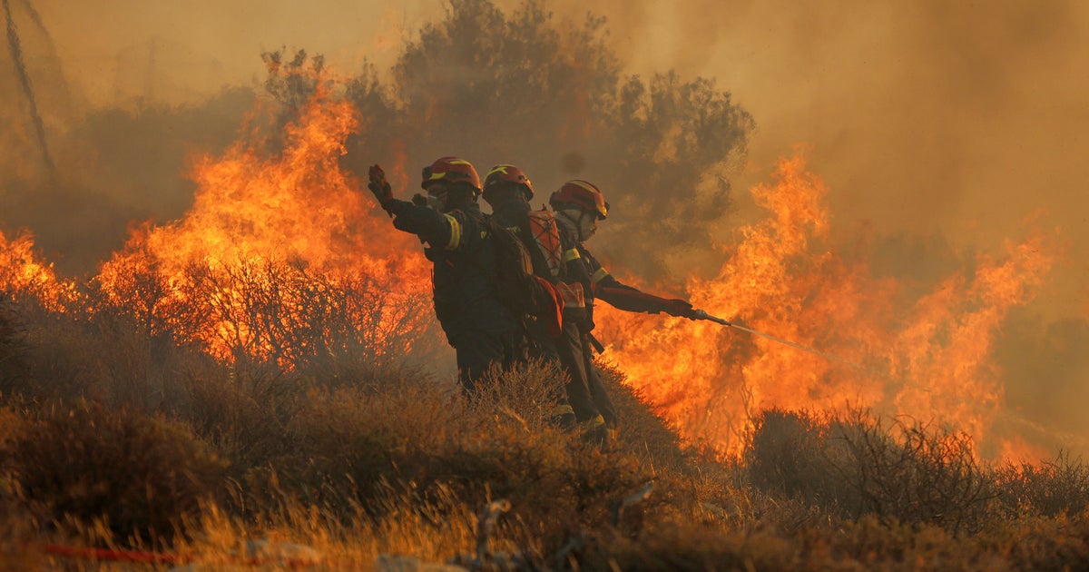 Wildfires prompt evacuations from Greek island Crete 