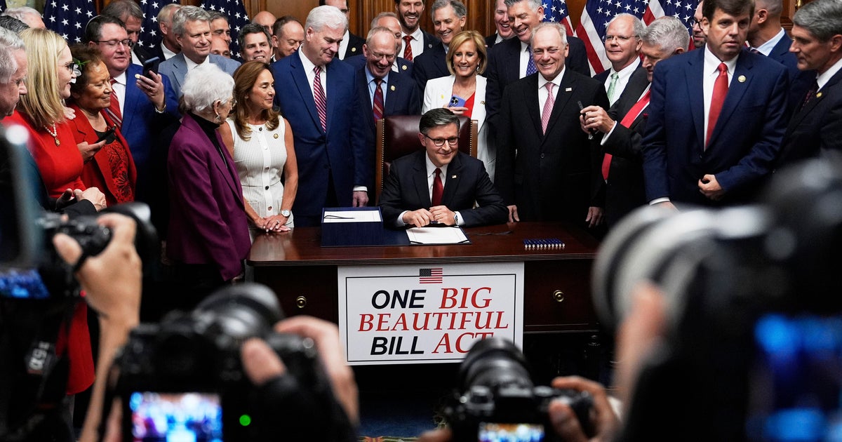 House passes "big, beautiful bill," sending it to Trump in 218-214 vote 