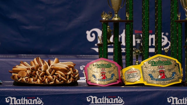 Nathan's Annual Fourth Of July Hot Dog Eating Contest Held In Coney Island 