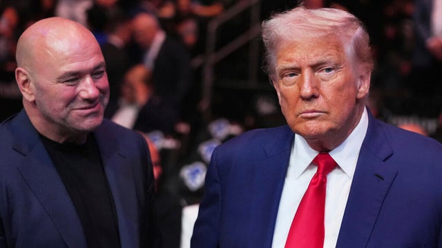                        Trump says he'll host a UFC event on White House grounds next year                   