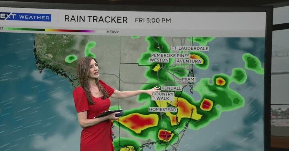Scattered showers and storms across South Florida on Fourth of July