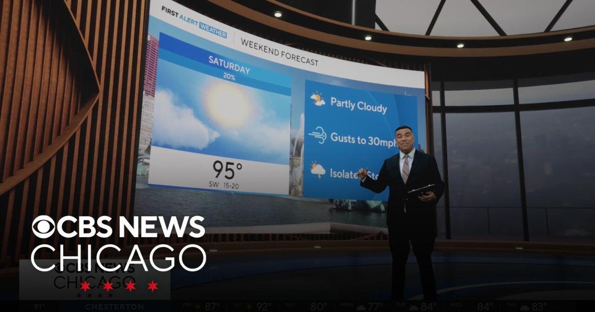 Hot and humid Saturday in Chicago; isolated storm possible late - CBS ...