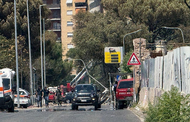 Explosion at petrol station in Rome - several injured
