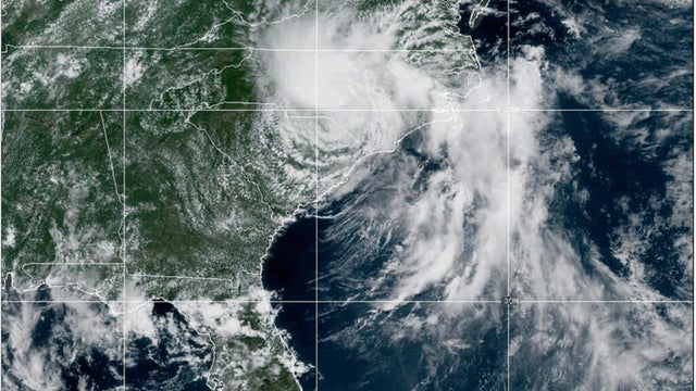                        Chantal weakens to a tropical depression, brings deluge to Carolinas                   