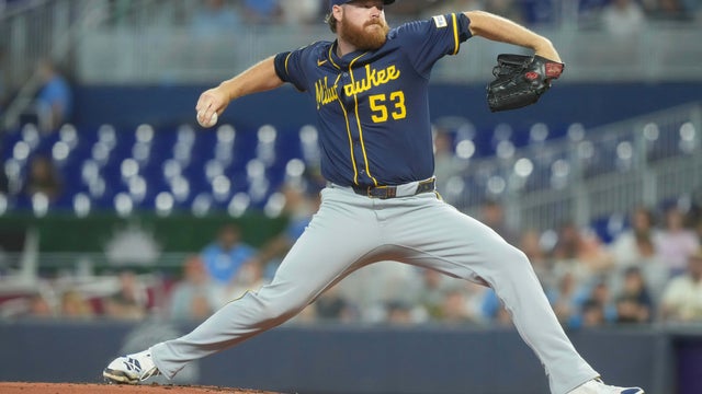Brewers Marlins Baseball 