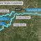 Maps show where devastating flash flooding hit Texas