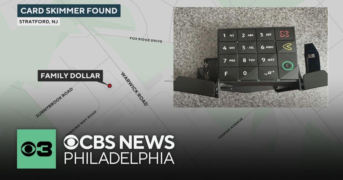 Card skimmer found at Family Dollar store in Stratford, New Jersey