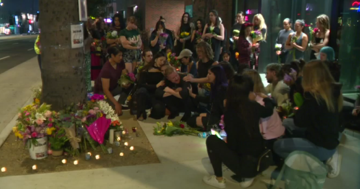 Friends and family gather at vigil for woman killed in Hollywood hit-and-run 