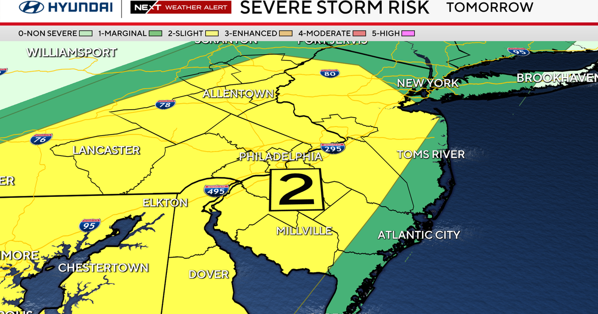 Tuesday will be sunny, hot as Philadelphia region could get severe storms 
