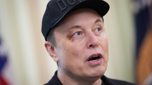 President Trump Holds Press Conference With Elon Musk in White House's Oval Office 